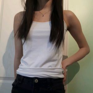 Ardene basic white cami